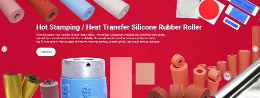 High Temperature Resistant Heat Transfer Silicone Roller