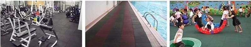China Factory High Quality Fitness Rubber Flooring Tile