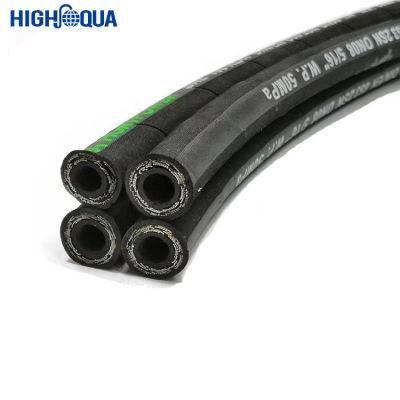 Wire Non Skive Hydraulic Hose for Transporting Liquids with En853 2sn