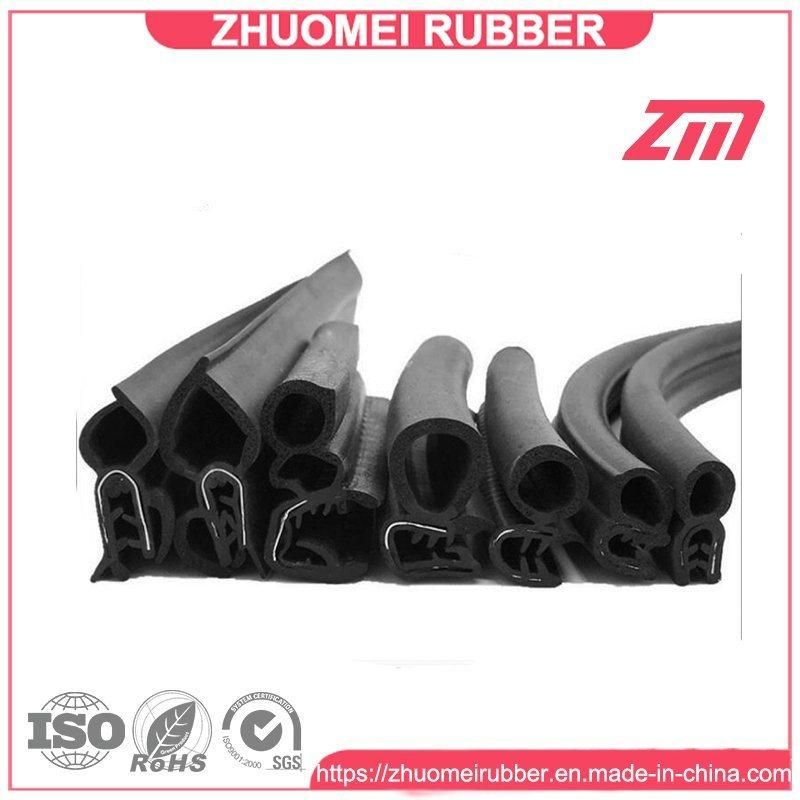 Steel Clip Reinforced Rubber Edge Trim Seal