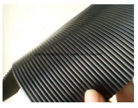 Green Anti-Abrasive Natural Rib Rubber Roll for Workshop