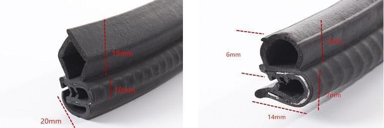 Side/Top Bubble Rubber Sealing Strip for Automotive, Container Door