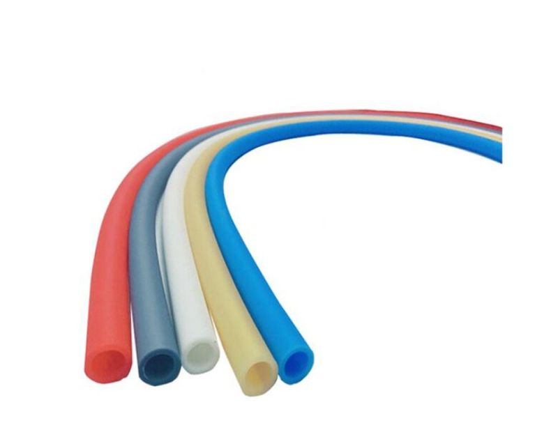 Heat Resistant Medical Colorful Customized Sizes Medical Silicone Tubing