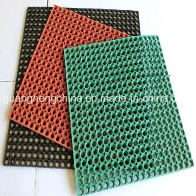 Anti-Fatigue Grass Rubber Mat Drainage Anti-Fatigue Interlocking Rubber Floor Mat
