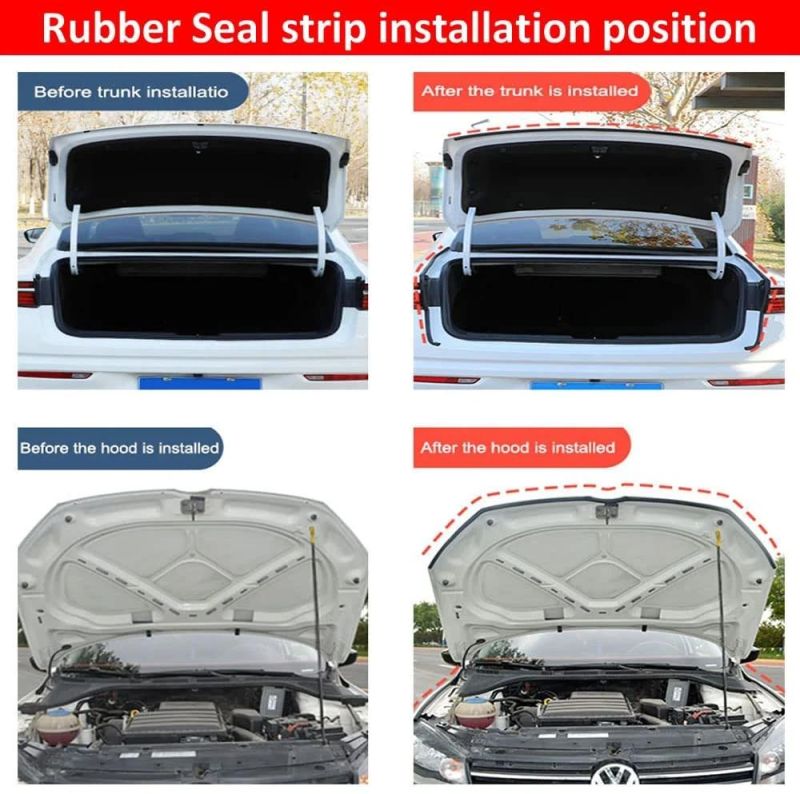 Customized Shape EPDM Foam Extrusion Foam Rubber Sponge Seal Strip