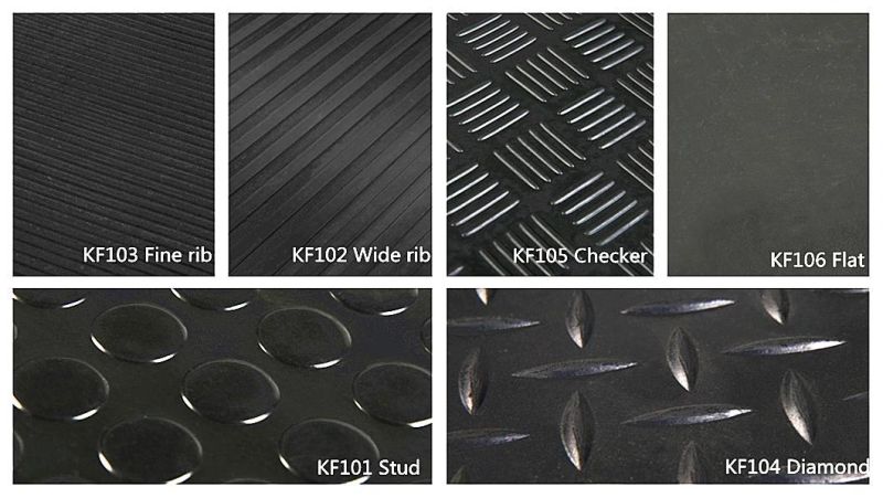 Hot Selling Rubber Flooring Checking Heavy Duty Flooring Sheeting