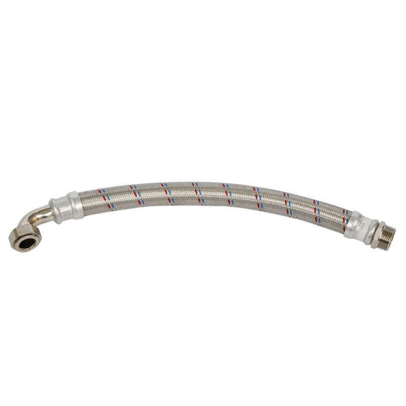 Pump Hose Aluminium Braided Hose with Brass Nuts D33*50cm FC1*M1