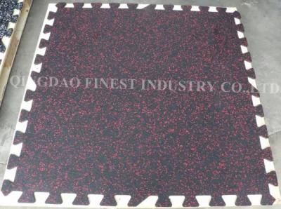 Interlocking Rubber Tile Gym Tiles Playground Jigsaw Rubber Tile