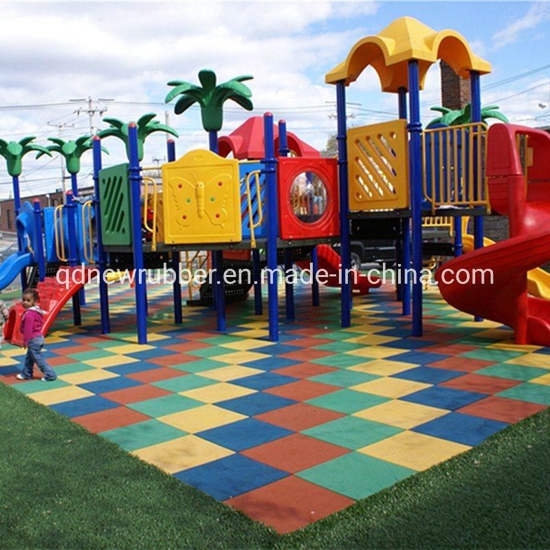 Cheap Shockproof Rubber Mats for Kinds Playgrounds