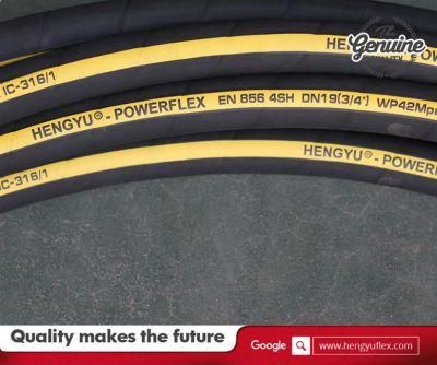 Hengyu 4sh Composite Synthetic Flexible Rubber Oil Hose