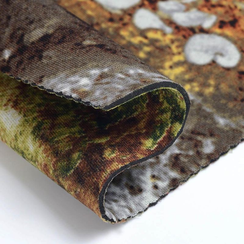 Custom-Made Printed Camouflage Patterned Nylon Fabrics Neoprene Rubber for Spearfishing