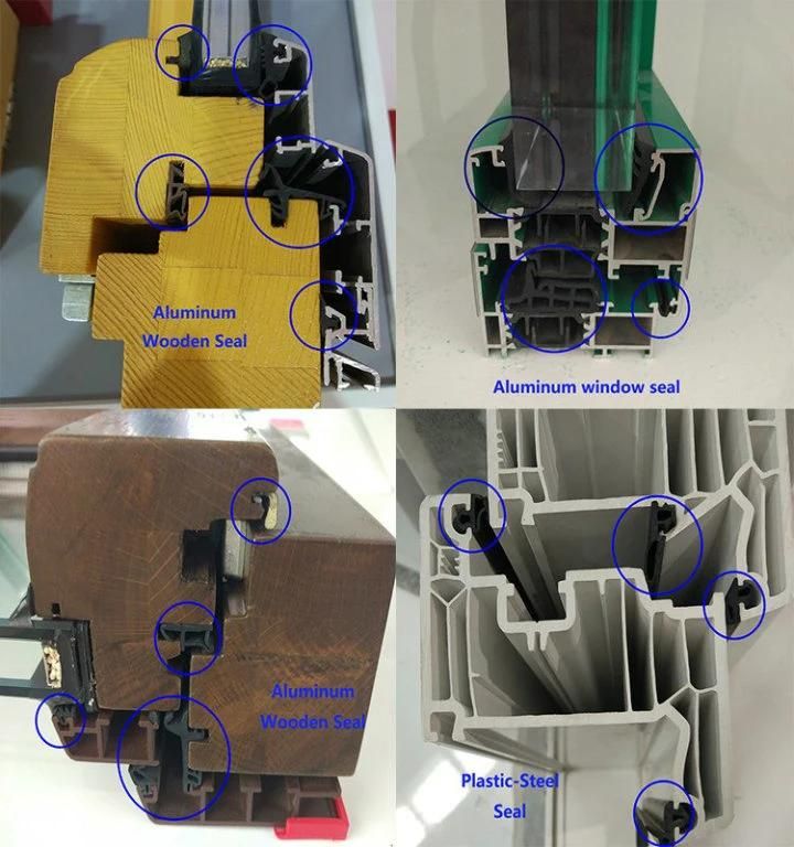 EPDM Sound Proof Rubber Seals for Door Window Accessories