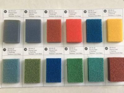 Silicone Sponge Sheet, Silicone Foam Sheet with Open/Close Cell