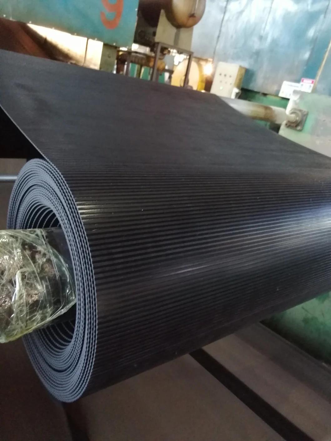 Anti Slip Fine Ribbed Rubber Matting Roll for Truck