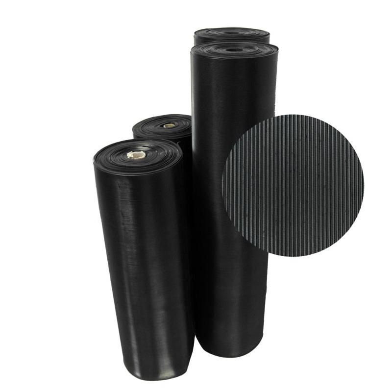 2019 Hot Sale Eco-Friendly Fine Ribbed Rubber Sheets/Mats