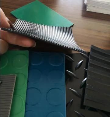 Wide Broad Ribbed Rubber Mat Thickness From 3mm to 12mm China Manufacturer