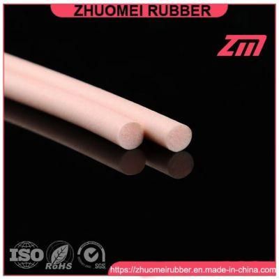 Food Grade Insulation Silicone Sponge Strip, Silicone Foam Sponge Cord