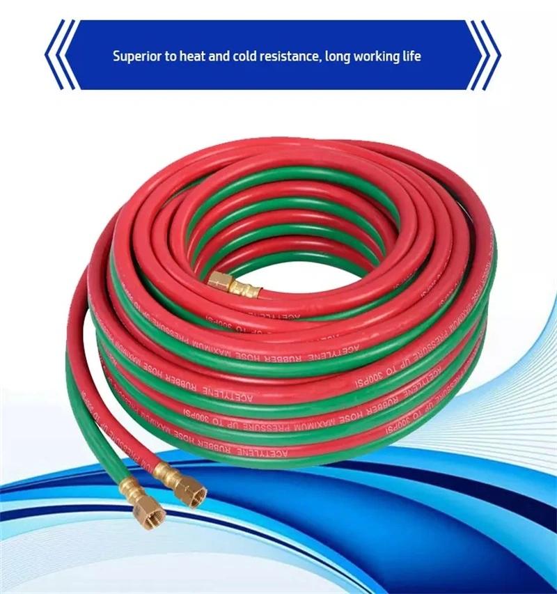 Hot Sale Corrosion Resistant 2 Inch Oxygen and Acetylene Rubber Welding Hose Double Line