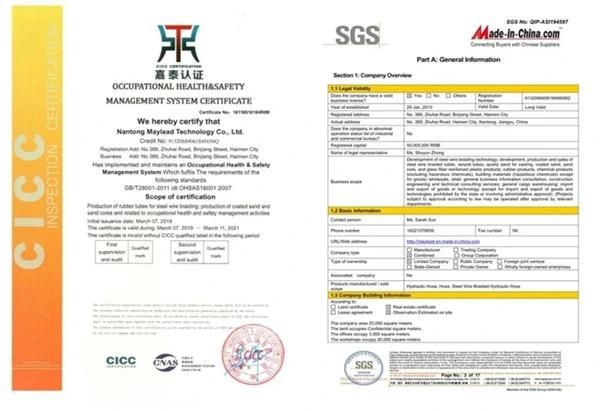1302 High Pressure Steel Wire Braided Hydraulic Rubber Hose Best Price