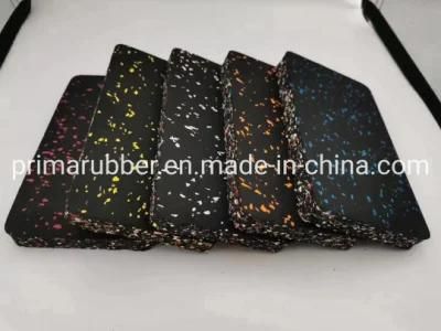Professional Supplier of High Quality EPDM and SBR Granulated Rubber Tile Noise Insulating Flooring Tiles