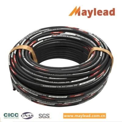 3/8&quot; Inch Highly Abrasive Steel Wire Braided Hydraulic Hose En857 2sc 1002