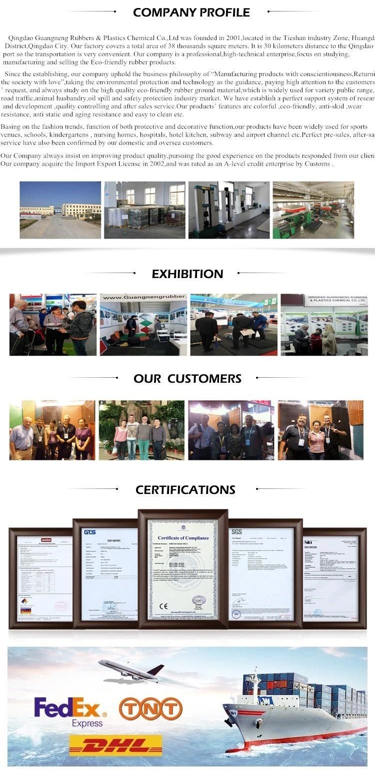 Anti-Slip Rubber Flooring/Rubber Door Flooring/Rubber Gym Flooring