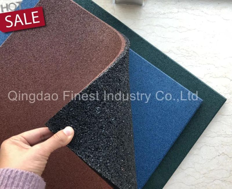 Factory Wholesale Playground Rubber Tiles Outdoor Rubber Floor Tiles Gym Rubber Flooring