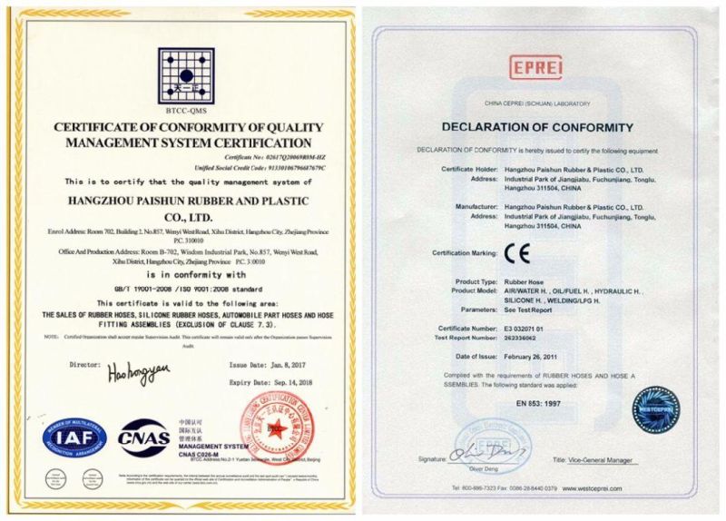 EPDM Automotive Air Conditioning Hose SAE J2046e
