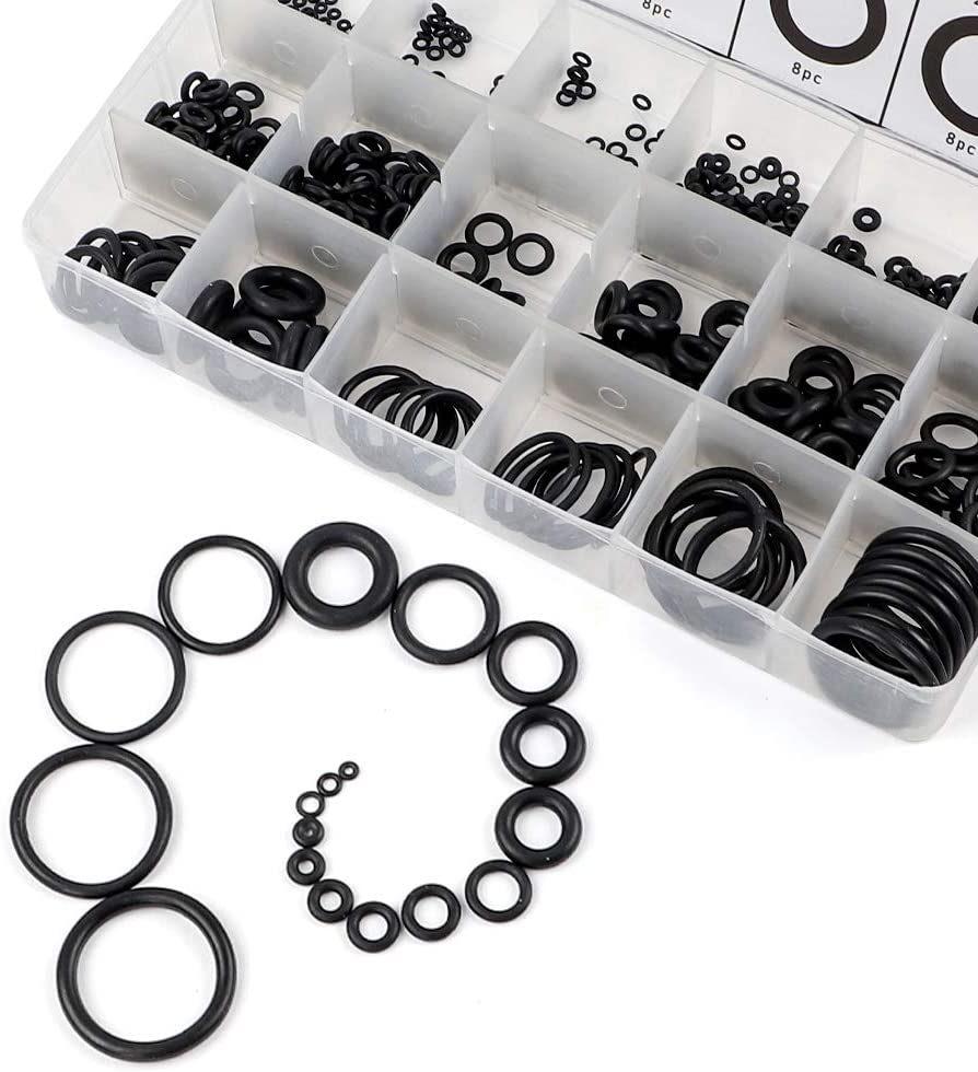 Seal Rubber FKM NBR Silicone EPDM HNBR O-Ring Sealing Kit for Faucet Professional Plumbing, Automotive