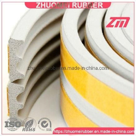 D/P/E Type Adhesive EPDM Rubber Gasket Sealing Profile