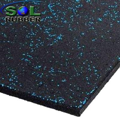 EPDM Flecks Commercial Fitness Gym Rubber Flooring Mat