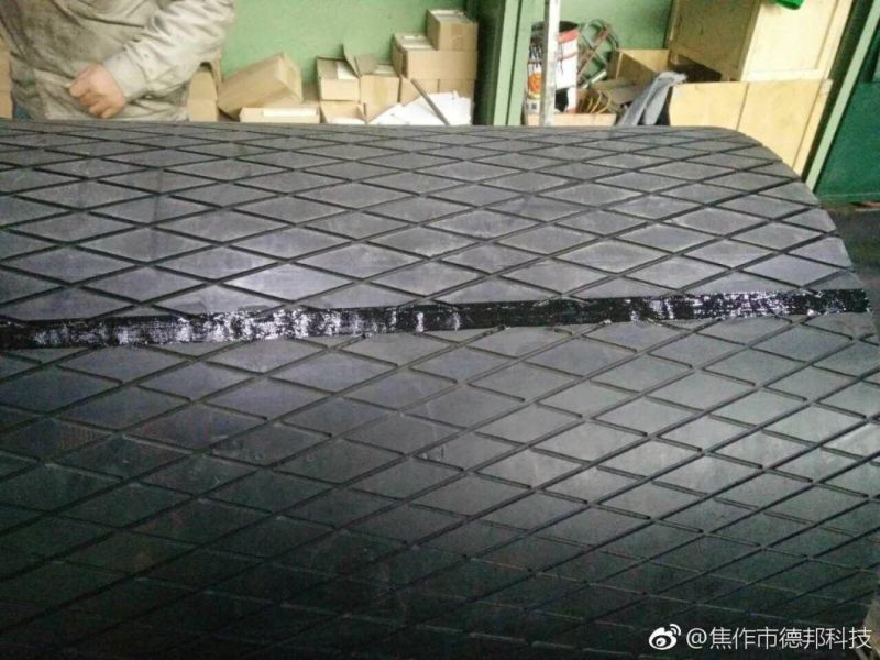 Lagged Drum Pulley Conveyor Pulley Lagging Material