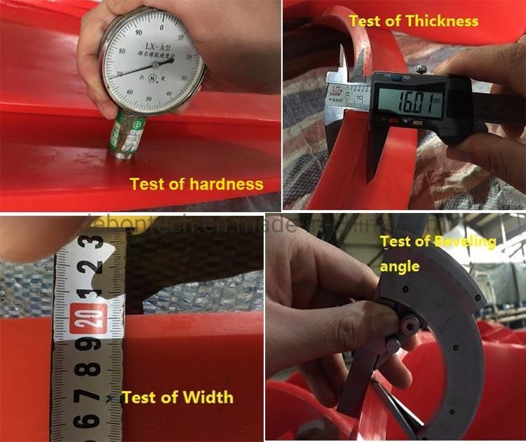 Conveyor Belt Sealing Skirt Strip Polyurethane PU Skirting 60 70 Duro