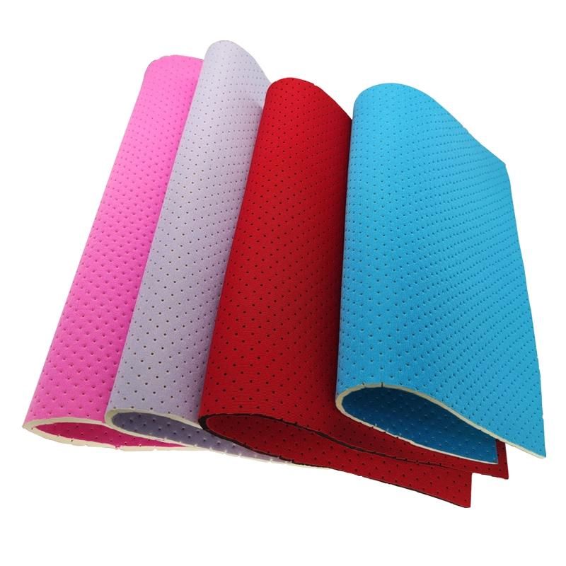 Breathable More Than 15 Moulds Perforated Grey Fabric Neoprene