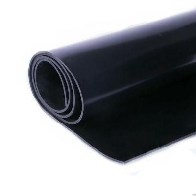 Black Commercial Cr Neoprene Rubber Sheet Waterproof Rubber Mat