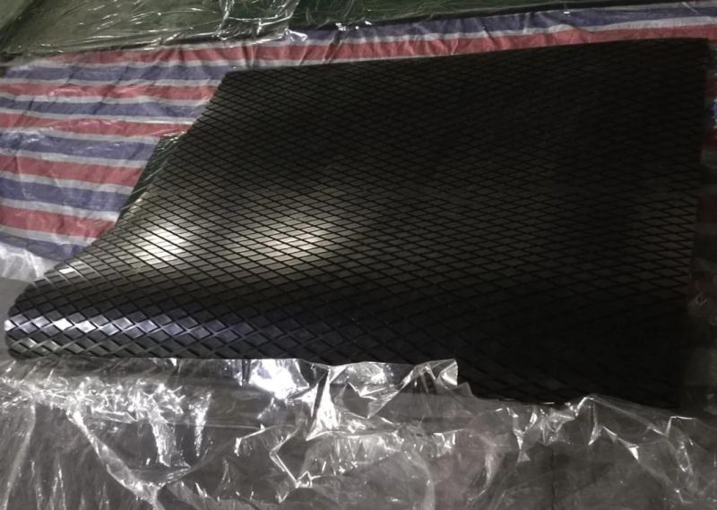 Ceramic Drum Herringbone Lagging Rubber Pulley Lag Rubber