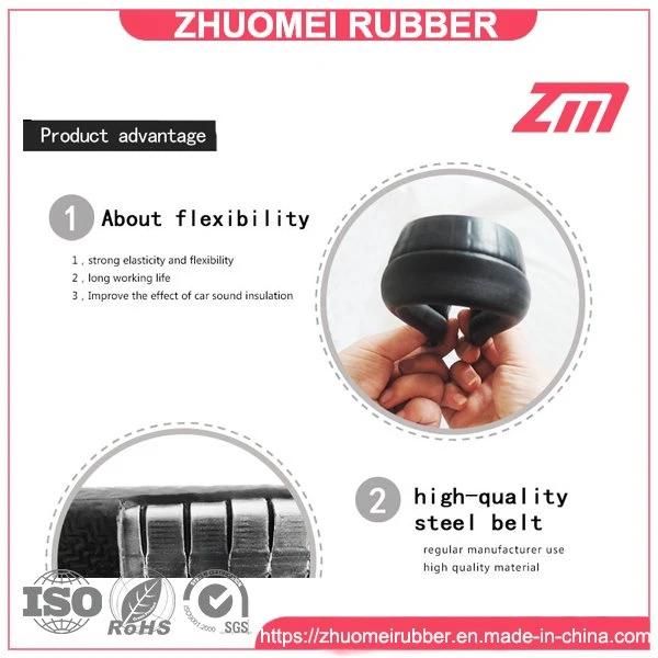 Rubber Edge Trim Seal Finned Hard Rubber for Car Boot