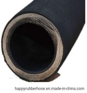 4 or 6 Steel Wire Spiral 6000psi Rubber Hoses SAE100 R15 High Pressure Hydraulic Hose