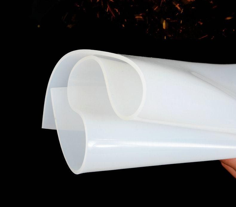 High Quality 0.1-50mm Thickness High Temperature Resist Transparent White Silicone Rubber Sheet, Silicone Sheet, Silicone Film