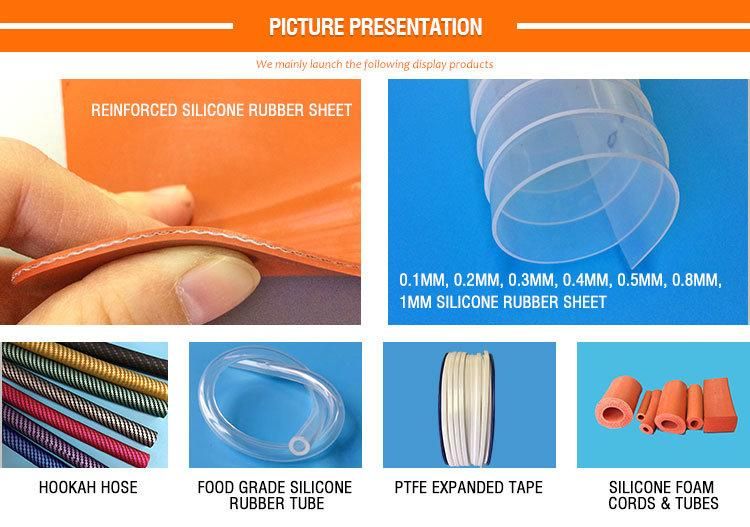Colorful Flexible Foam Rubber Pipe Hose Silicone Foam Insulation Tube
