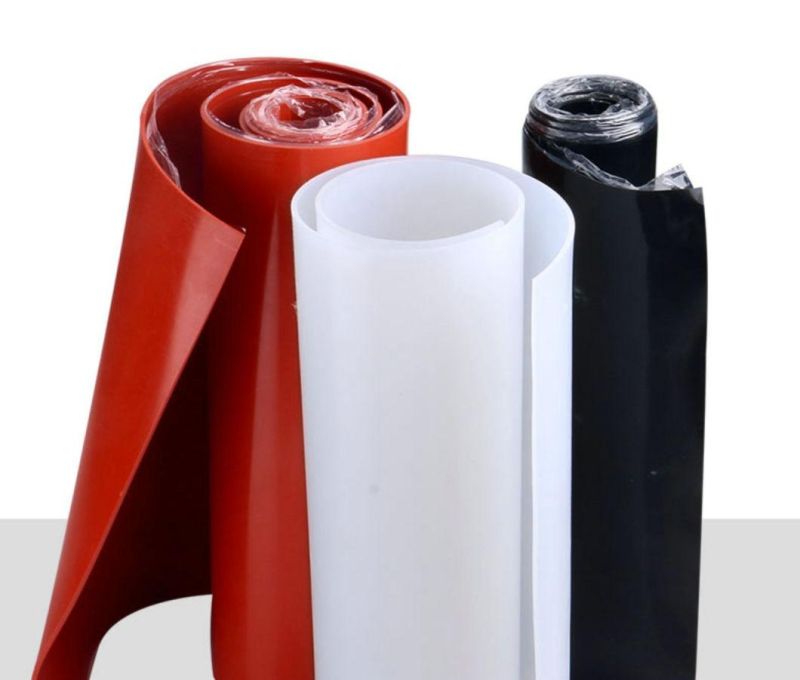 High Quality 0.1-50mm Thickness High Temperature Resist Transparent White Silicone Rubber Sheet, Silicone Sheet, Silicone Film