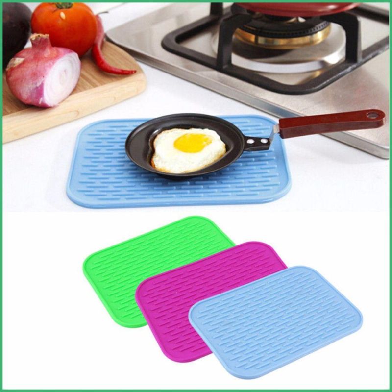 Customized Colorful Silicone Rubber Table Placemat for Kitchenware