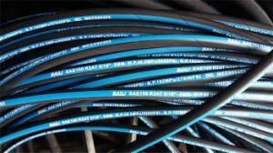 Baili SAE 100 R1/R2at High Pressure Hydraulic Rubber Hose Made in China/ Guangzhou. Zhuji/ Zaozhuang