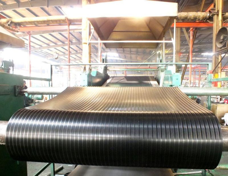 Red/ Black Wide/Broad Ribbed Rubber Sheets/Matting Rolls Couurgated Sheets