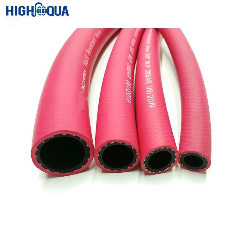 Heat Resistant Fabric Braided Hot Water Rubber 2" Steam Hose