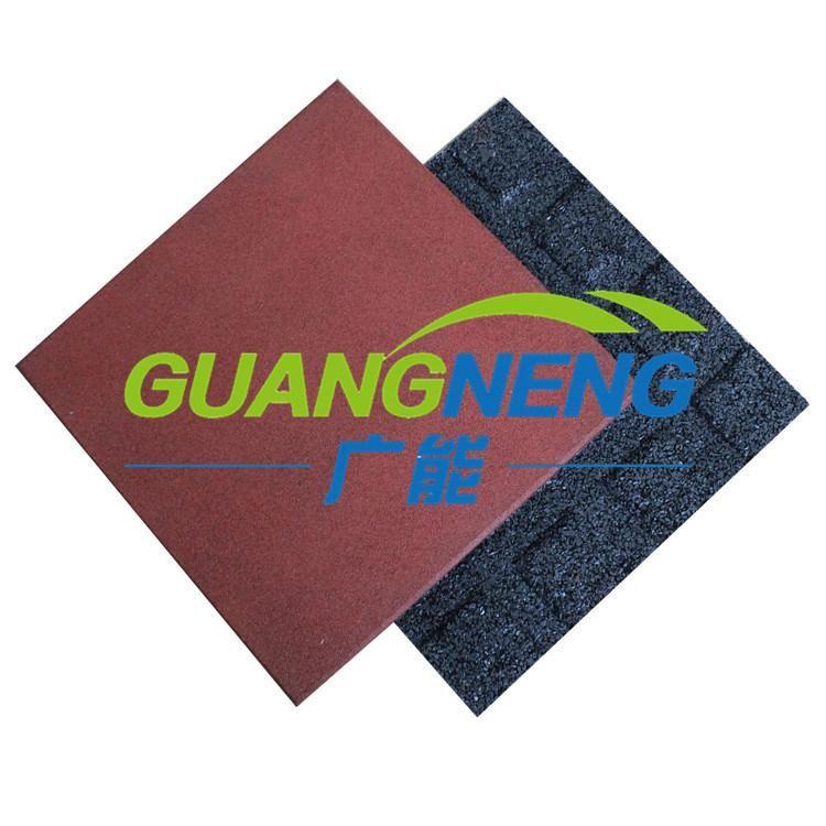 Wear Resistant Rubber Brick/Slip Resistant Outdoor Tile