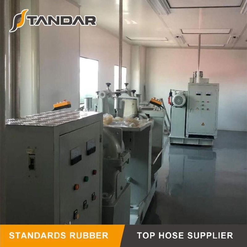 FDA Flexible Fabric Braided Lab Grade Silicone Hose
