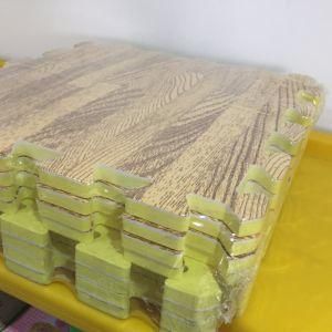 Wooden Ground Mat with PVC for 1-6 Year Baby Crawling on The Floor