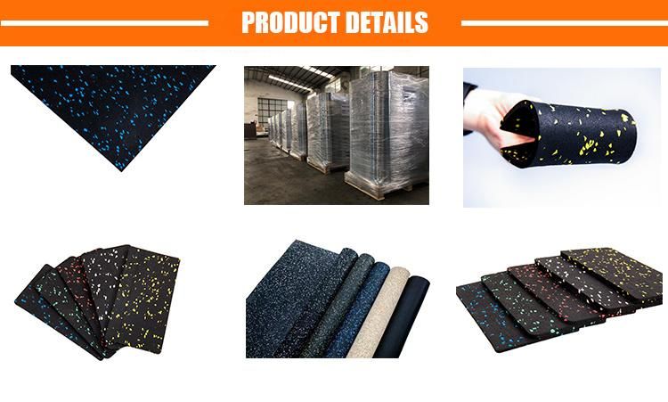 Anti Slip Gym Rubber Tile Rubber Shetting Rubber Floor Matting EPDM Rubber Sheet Mat