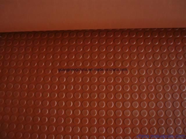 Green Anti-Abrasive Natural Rib Rubber Roll for Workshop